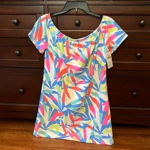 Brand New with Tags, never worn Mahi Gold Rae off the shoulder dress